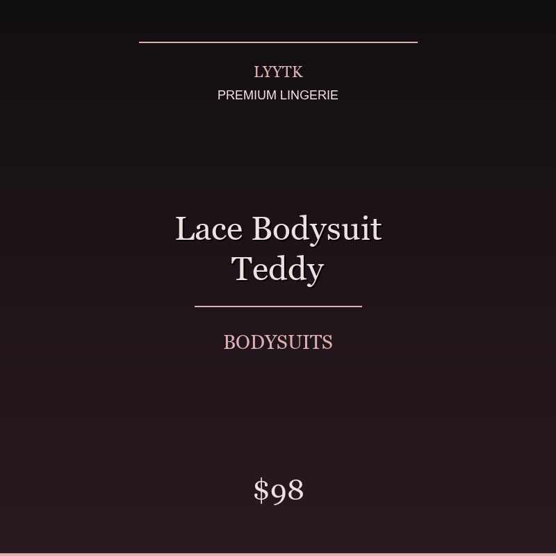 Lace Bodysuit Teddy
