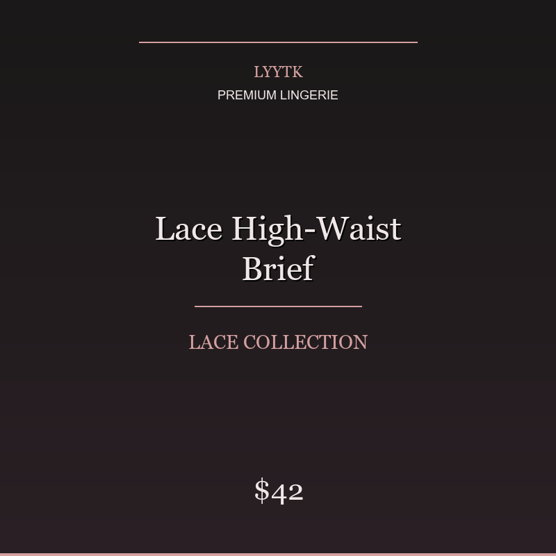 Lace High-Waist Brief